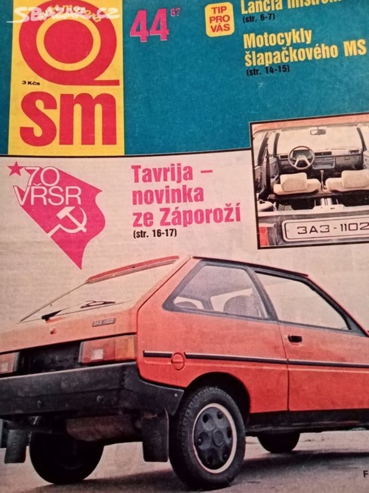 ZAZ Tarvrija v dobovém testu časopisu Svět Motorů.