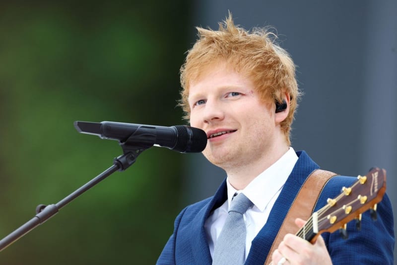 Britský zpěvák Ed Sheeran