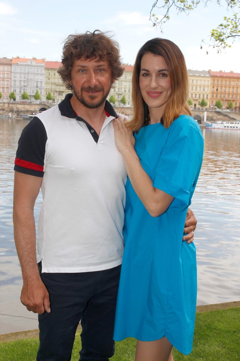 Lucie se svým manželem Davidem Křížkem, který skončil ve vězení.