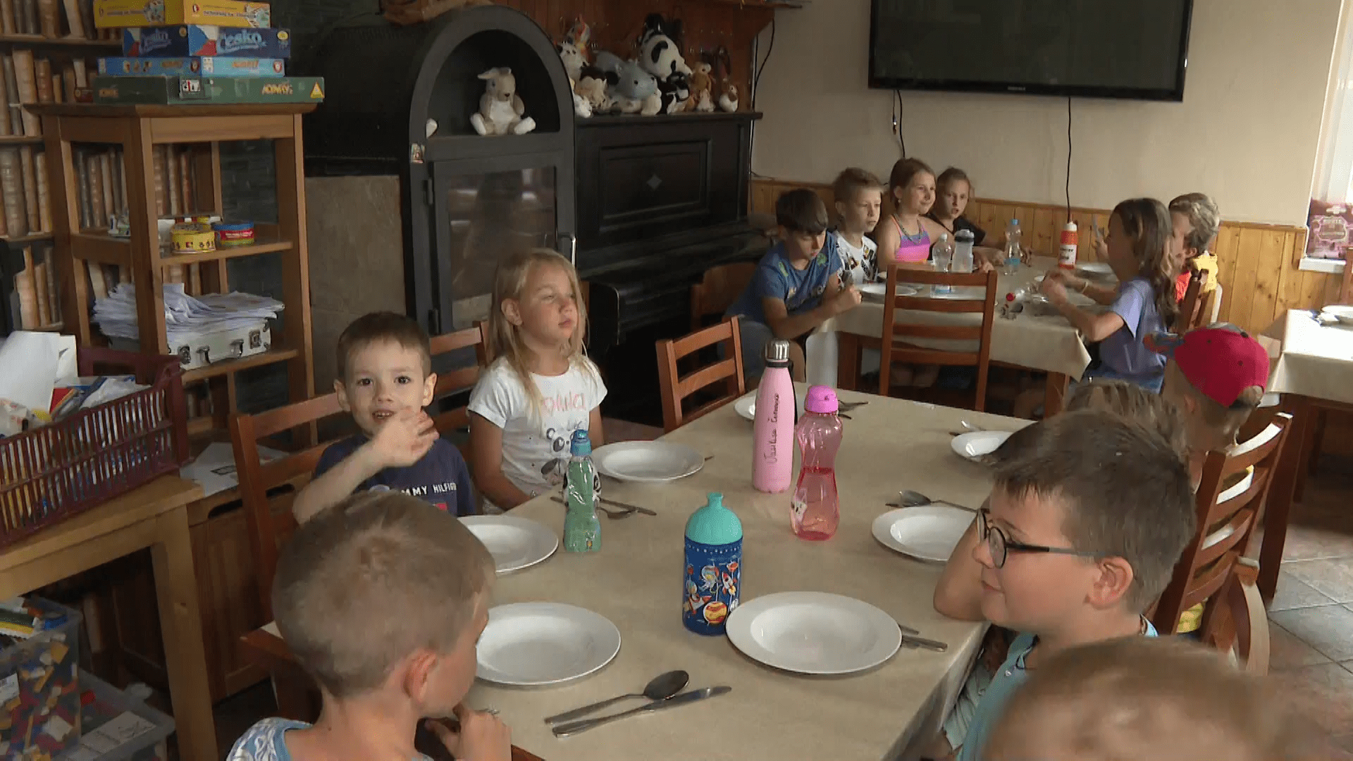 Ukrajinské děti se na táboře učí hlavně češtinu