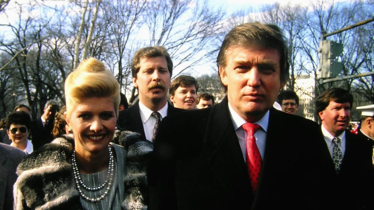 Ivana Trumpová a Donald Trump v roce 1989