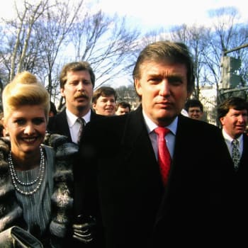 Ivana Trumpová a Donald Trump v roce 1989
