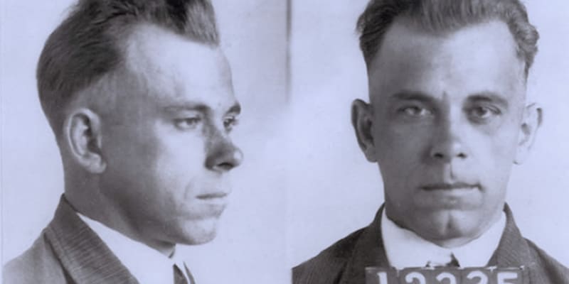 Policejní snímek Johna Dillingera