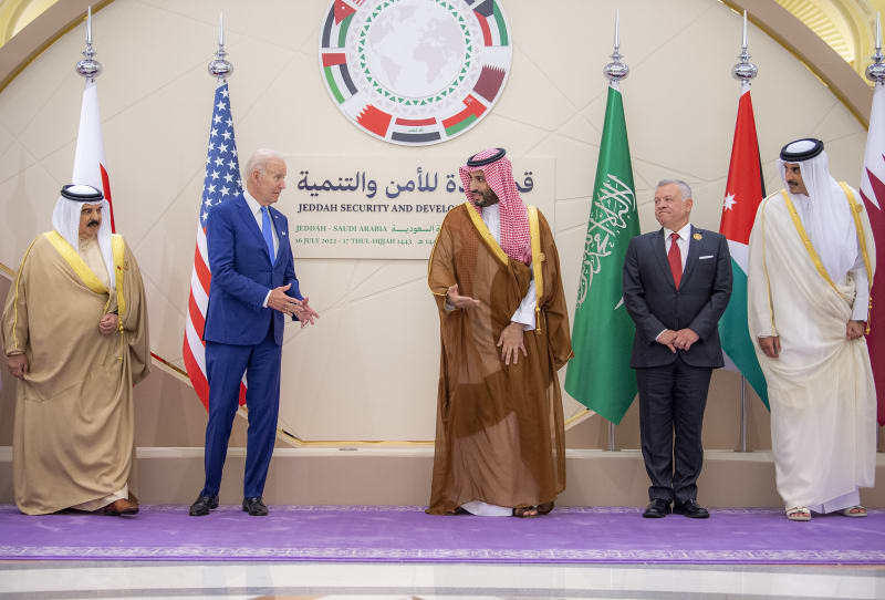 Americký prezident Joe Biden na návštěvě Saúdské Arábie