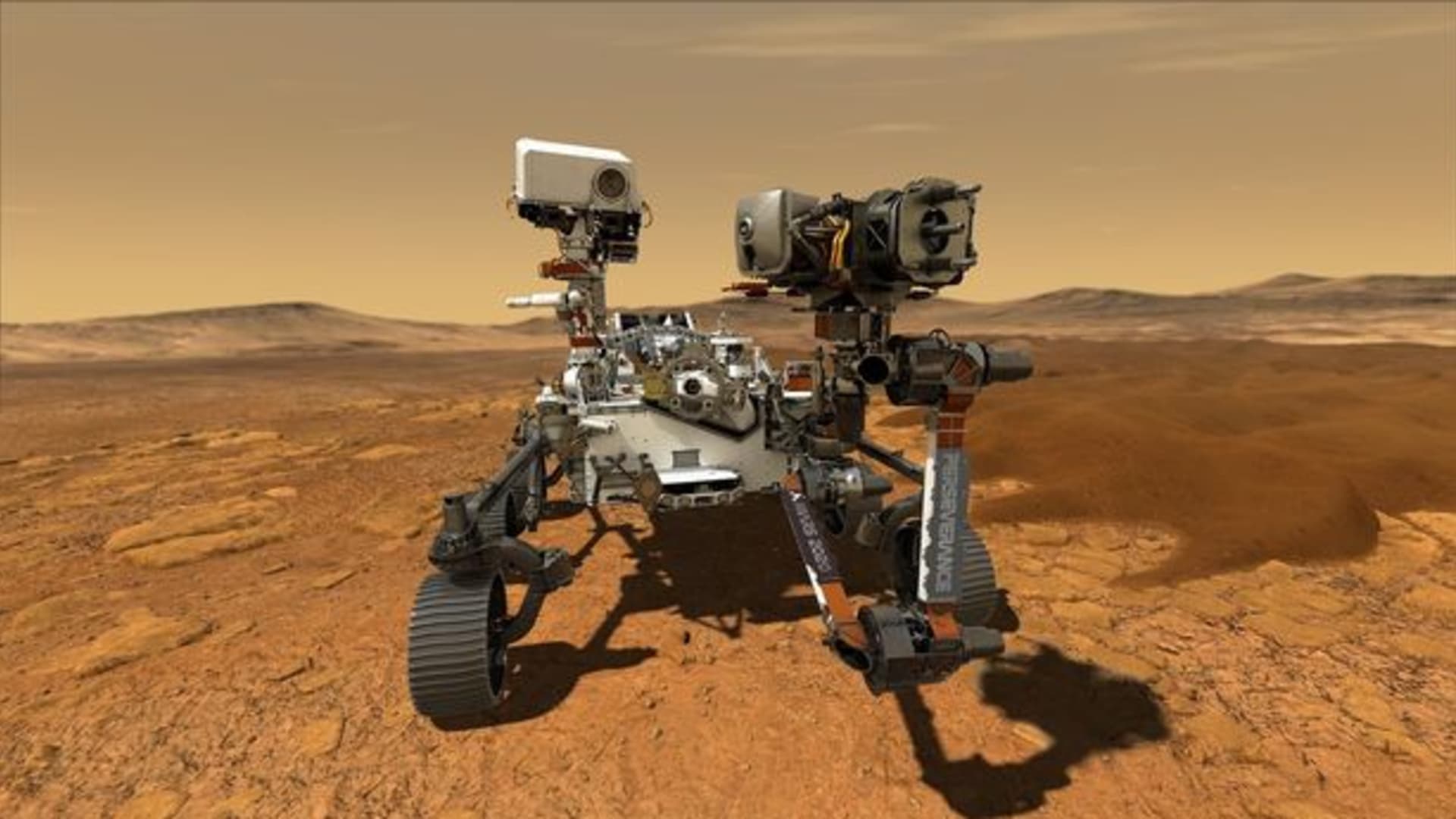 Rover Perseverance na Marsu