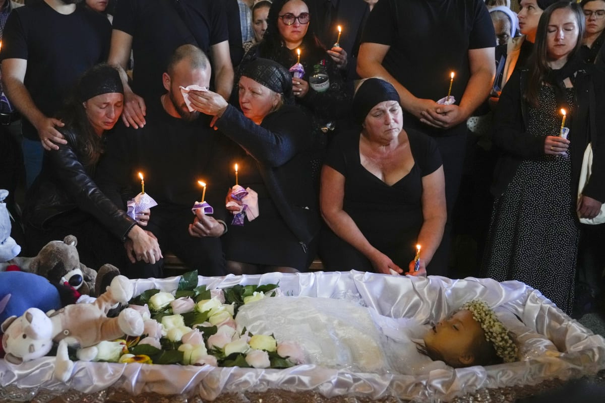 Liza zemřela při červencovém útoku na město Vinnycja v centrální části Ukrajiny.