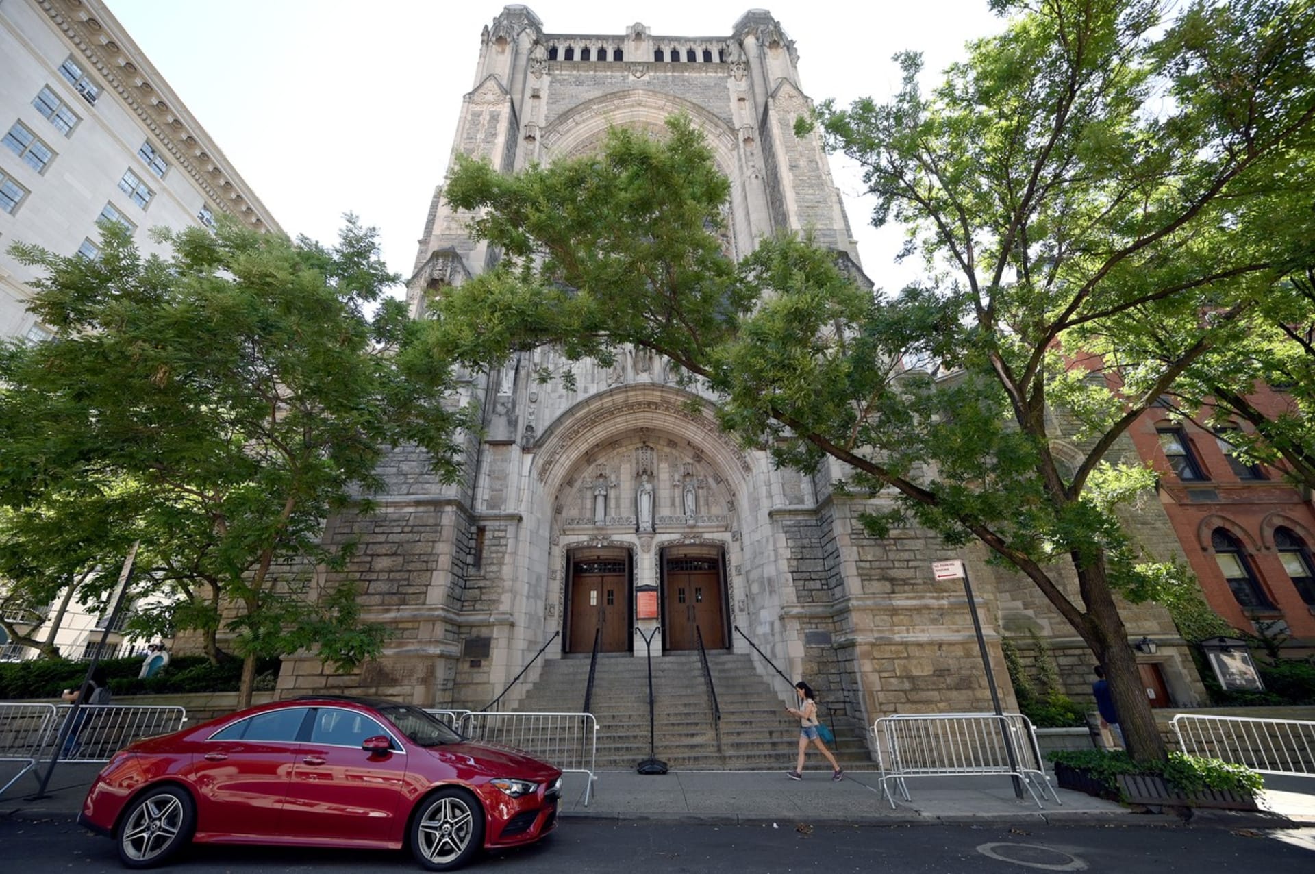 Kostel v New Yorku, kde se bude konat poslední rozloučení.