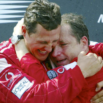 Schumacher a Todt radost