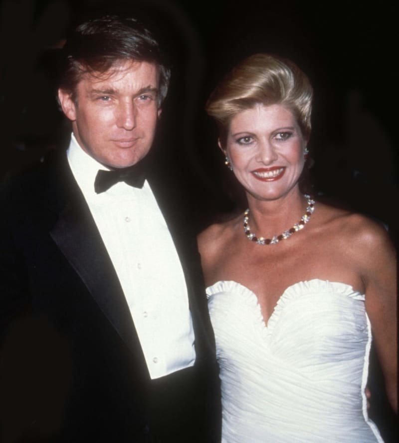 Ivana Trumpová s manželem Donaldem Trumpem.