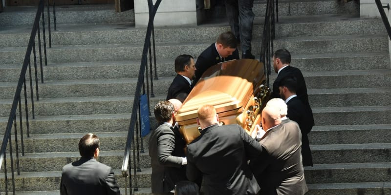 Pohřeb Ivany Trumpové se uskutečnil v katolickém kostele sv. Vincenta Ferrera na newyorském Manhattanu.