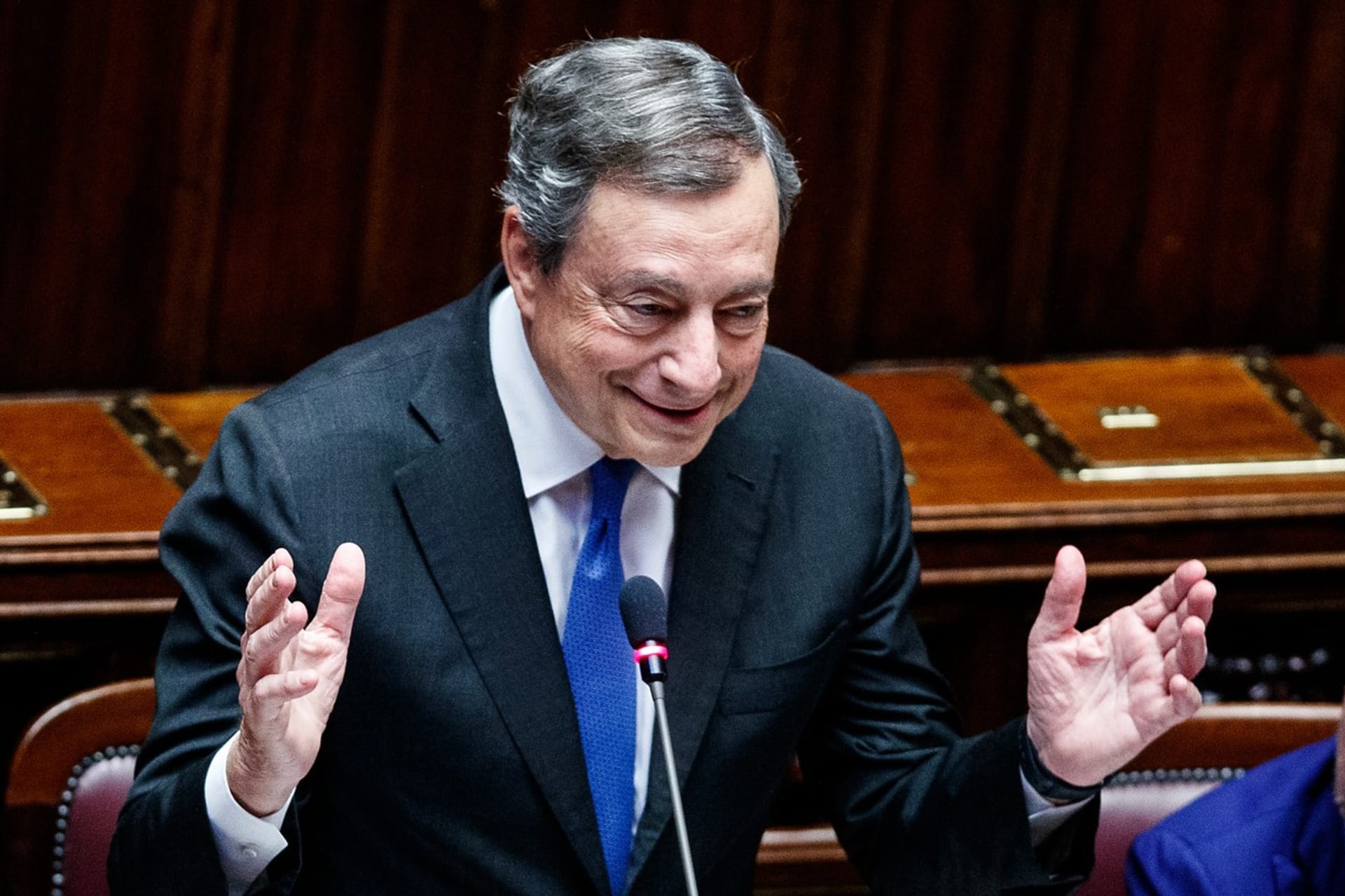 Italský expremiér Mario Draghi