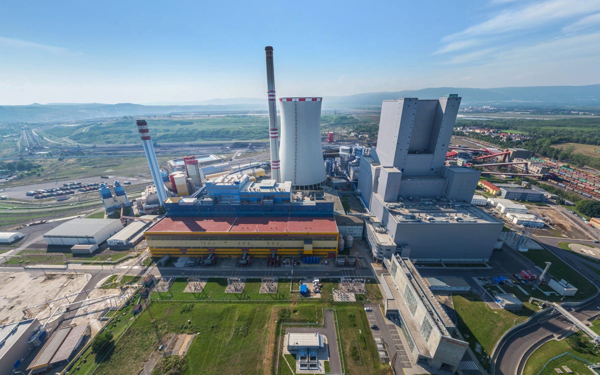 Nejvyšší vyhlídka v ČR je na komíně Ledvické elektrárny