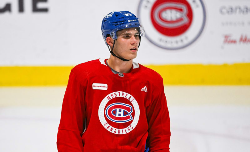 Juraj Slafkovský už naskočil do takzvaného development campu Montrealu Canadiens.