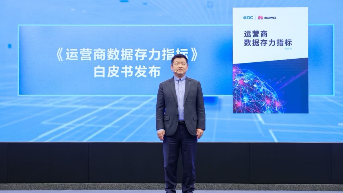 viceprezident společnosti Huawei a prezident produktové řady datových úložišť Peter Čchou