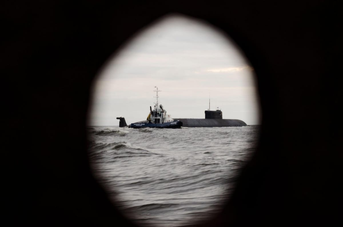 Ponorka Belgorod byla spuštěna na vodu v roce 2019. Ruské námořnictvo si ji ale převzalo až nyní.