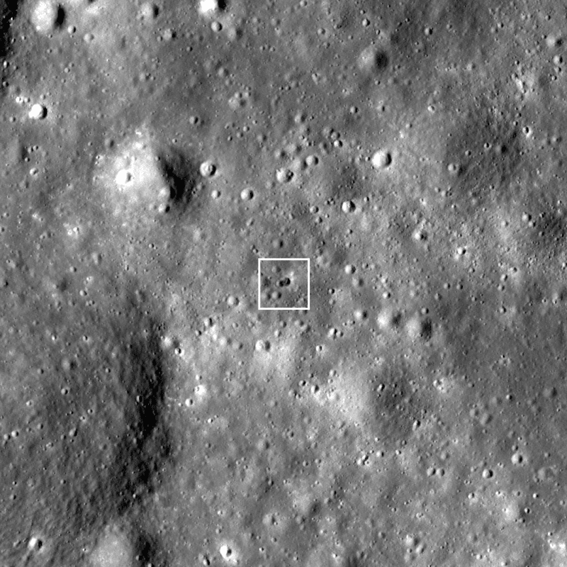Místo dvojitého kráteru