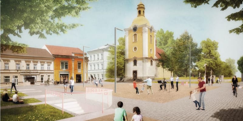 Projekt Jiráskova náměstí v Kolíně obdržel cenu Urbanistický projekt roku 2022.