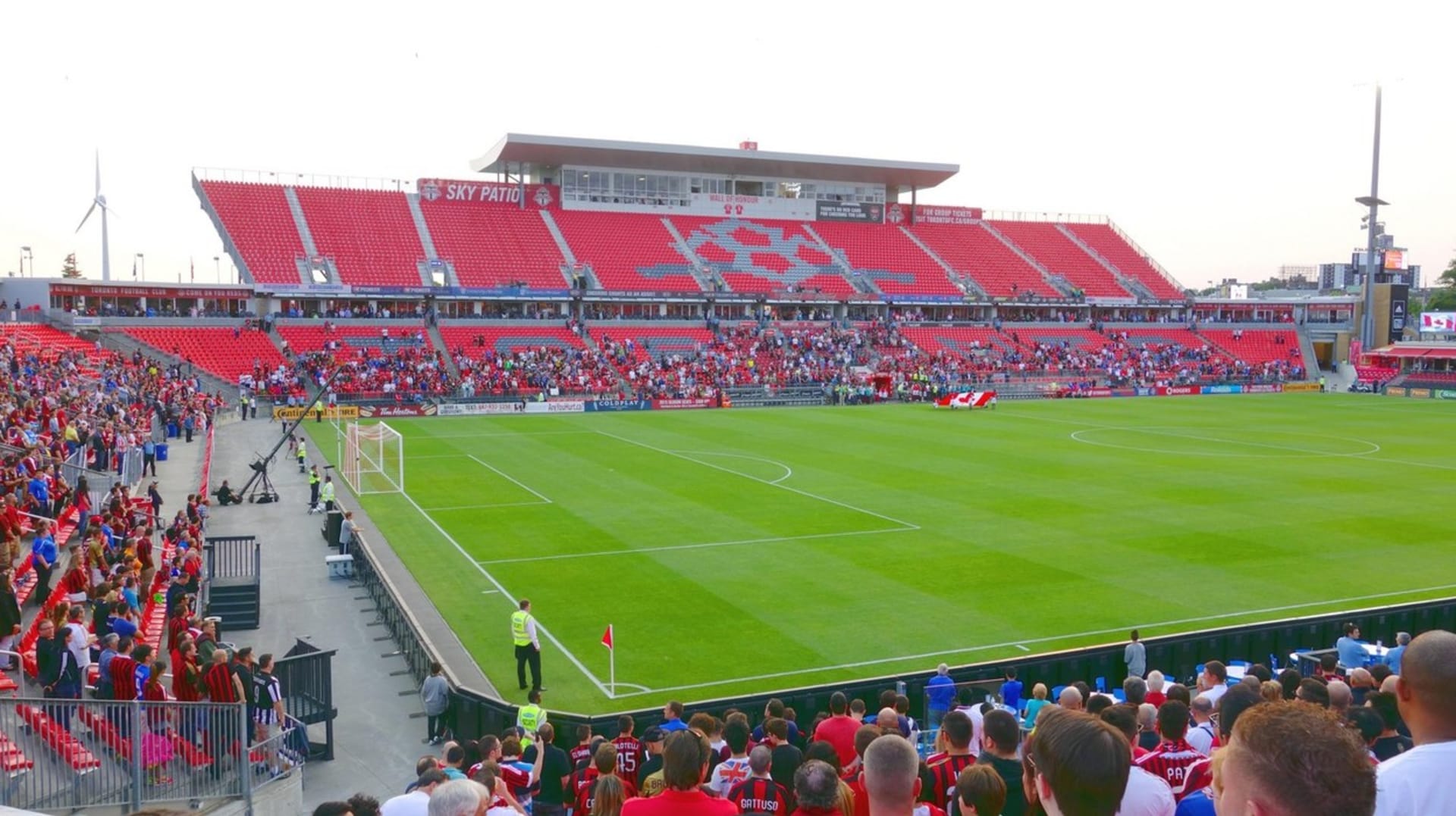 BMO Field v Torontu je s kapacitou 45 500 sedaček nejmenším stadion pro MS 2026.