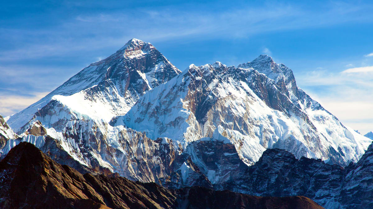 Mount Everest a Lhoce