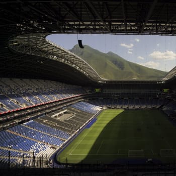 Estadio BBVA v Monterrey pojme 53 460 fanoušků. 