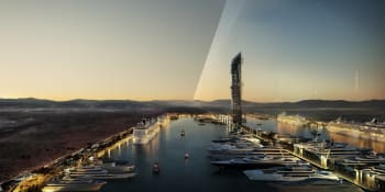 OBRAZEM: Město budoucnosti jako jediná budova pro 9 milionů lidí. „Čára“ má mít i letiště