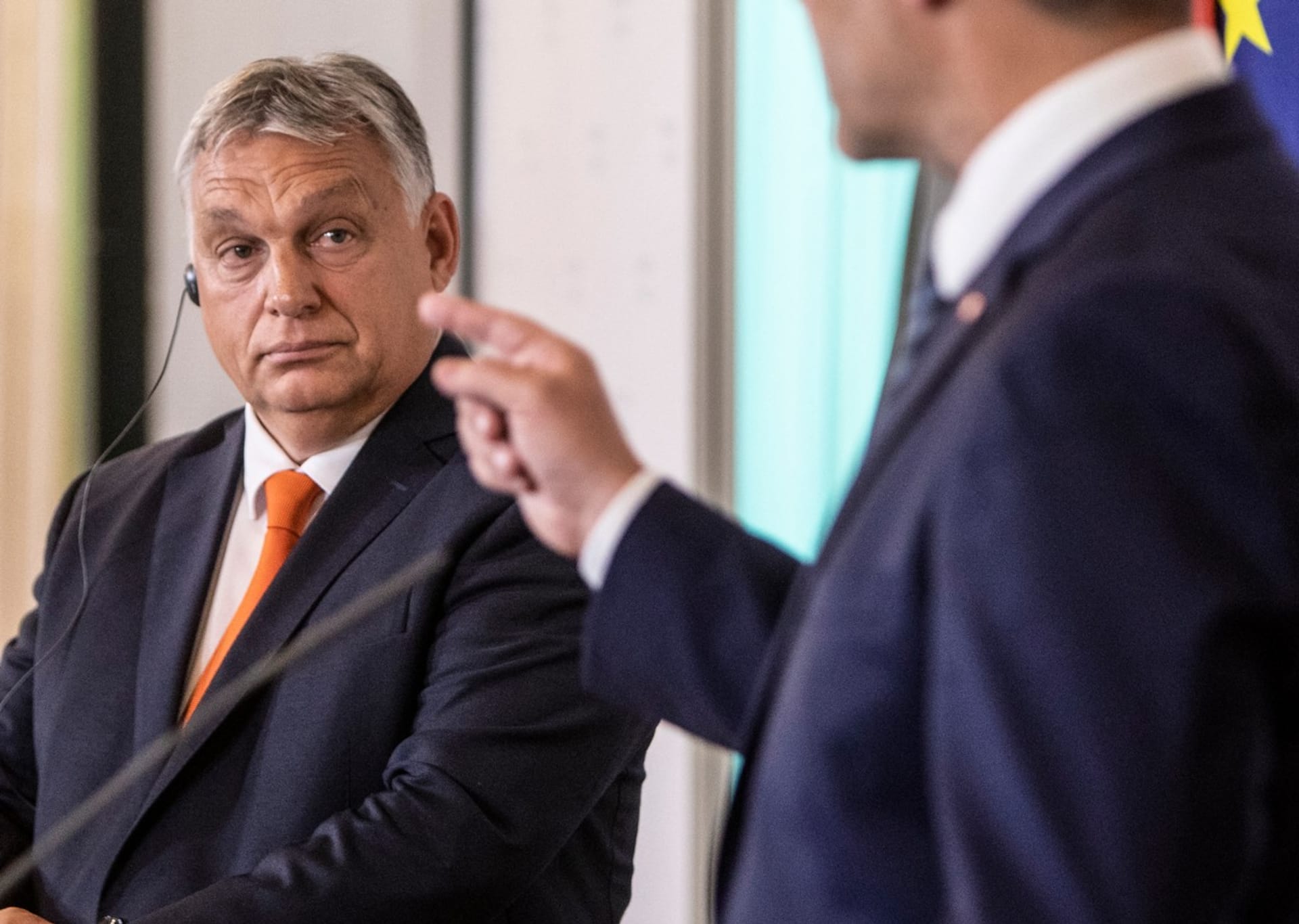 Maďarský premiér Viktor Orbán při návštěvě Rakouska