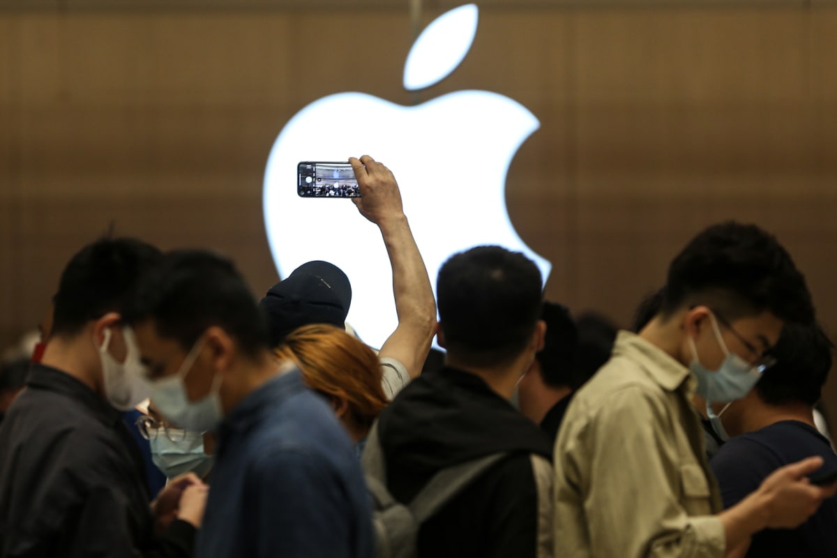 Nově otevřený Apple Store v čínském Wu-chanu