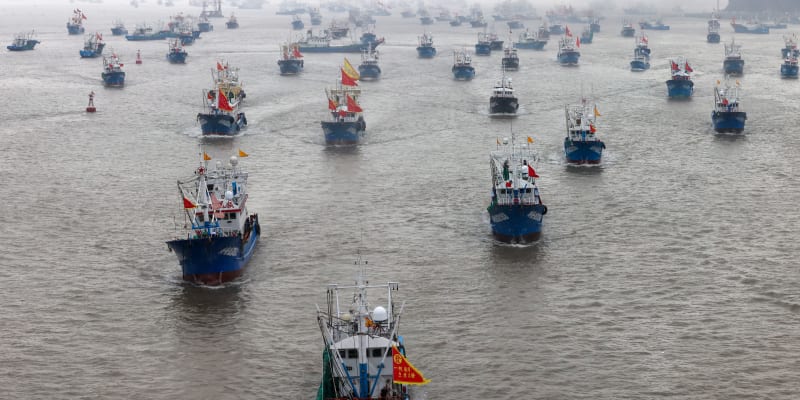 Cílem lodí cílem jsou vody Žlutého, Východočínského a Jihočínského moře na sever od 12° severní šířky