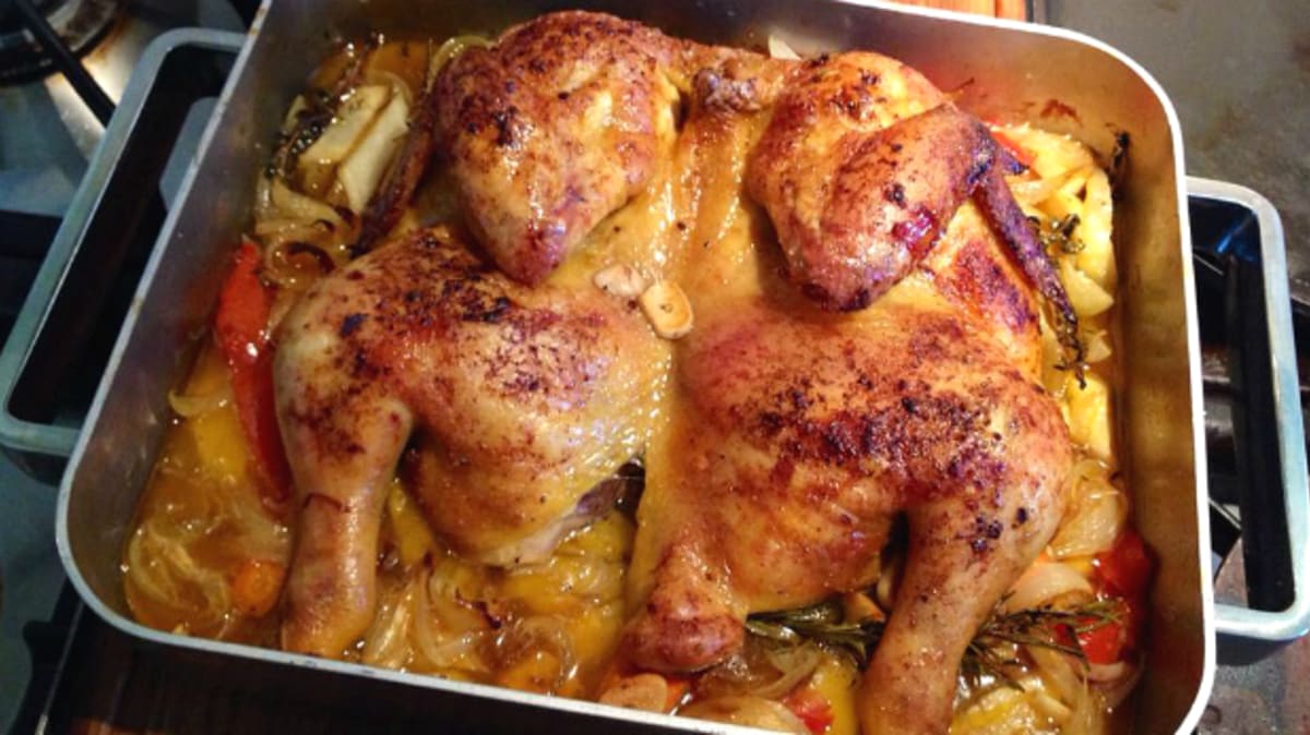 Pečené kuře na neděli