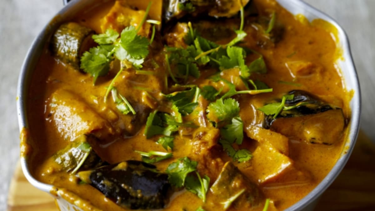 Zapečené zeleninové curry