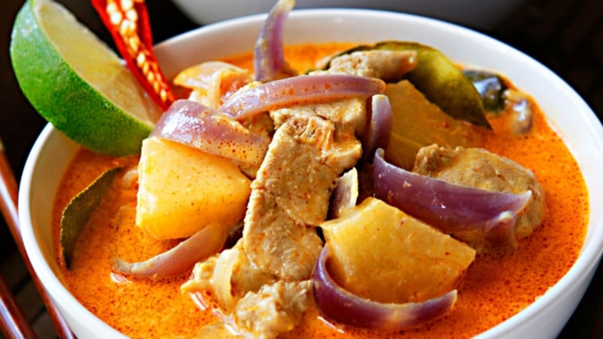 Červené thajské curry