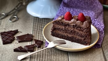 Sváteční dort s čokoládovým krémem