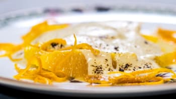 Zapečené pomeranče s krémem z čerstvého sýru podle Zdeňka Pohlriecha