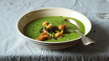 Brokolicovo-špenátová polévka