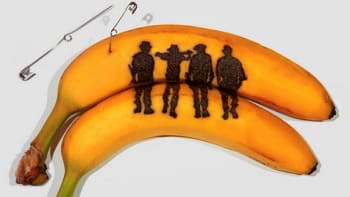 Banana art – umění „vytesané“ do banánu