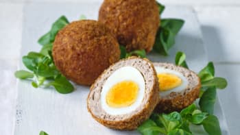 Skotská „pštrosí“ vejce 