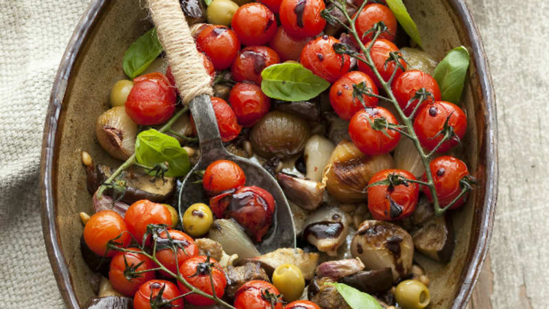 Zelenina pečená na sicilský způsob