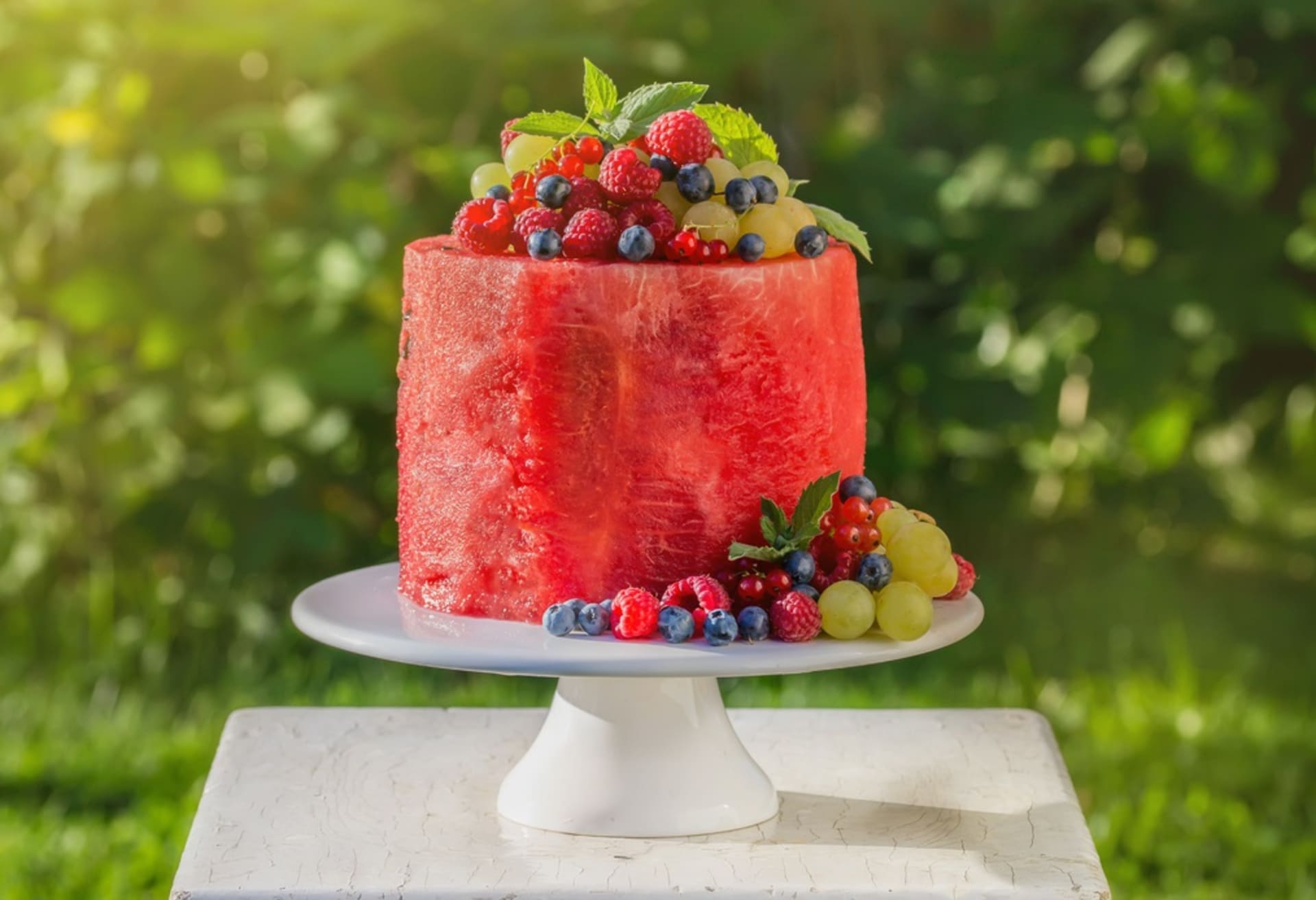 Melounový dort je vtipná alternativa dortu klasického