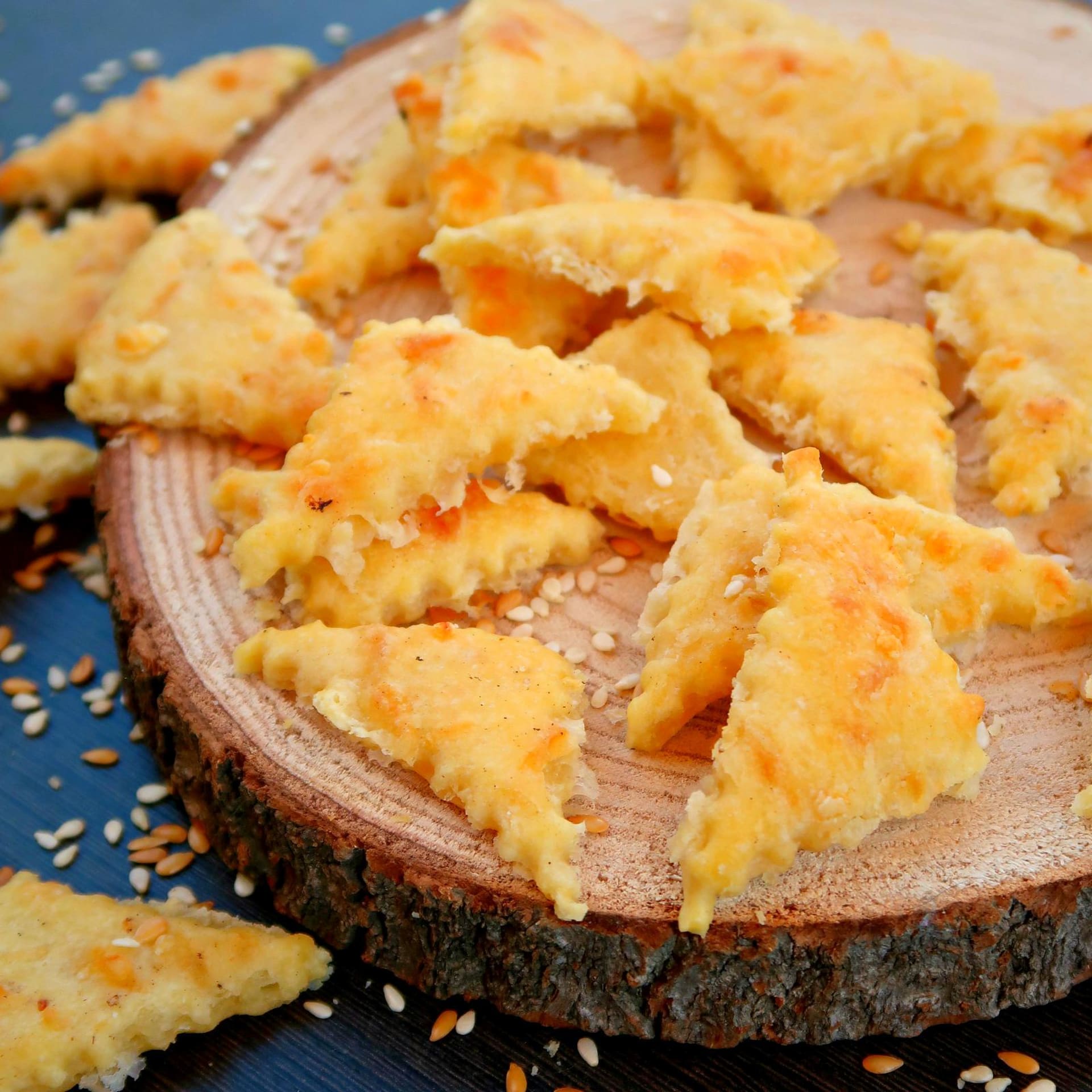 Sýrovo-tvarohové krekry 3