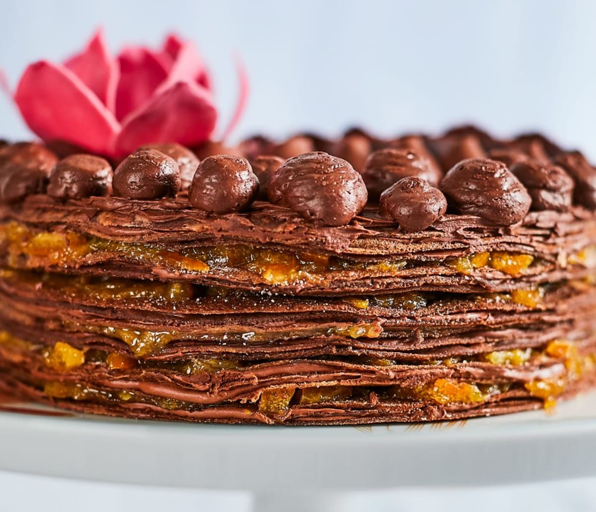 Čokoládový palačinkový dort podle Mirky van Gils Slavíkové