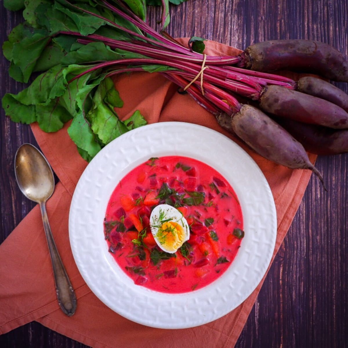 S Klárou v kuchyni: Polská polévka botwinka z mladé červené řepy