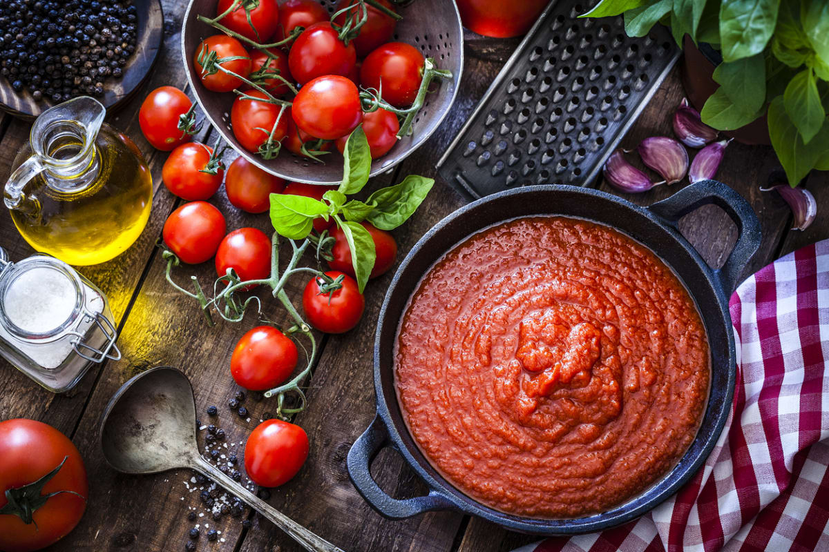 Domácí rajčatová omáčka: Základní recept