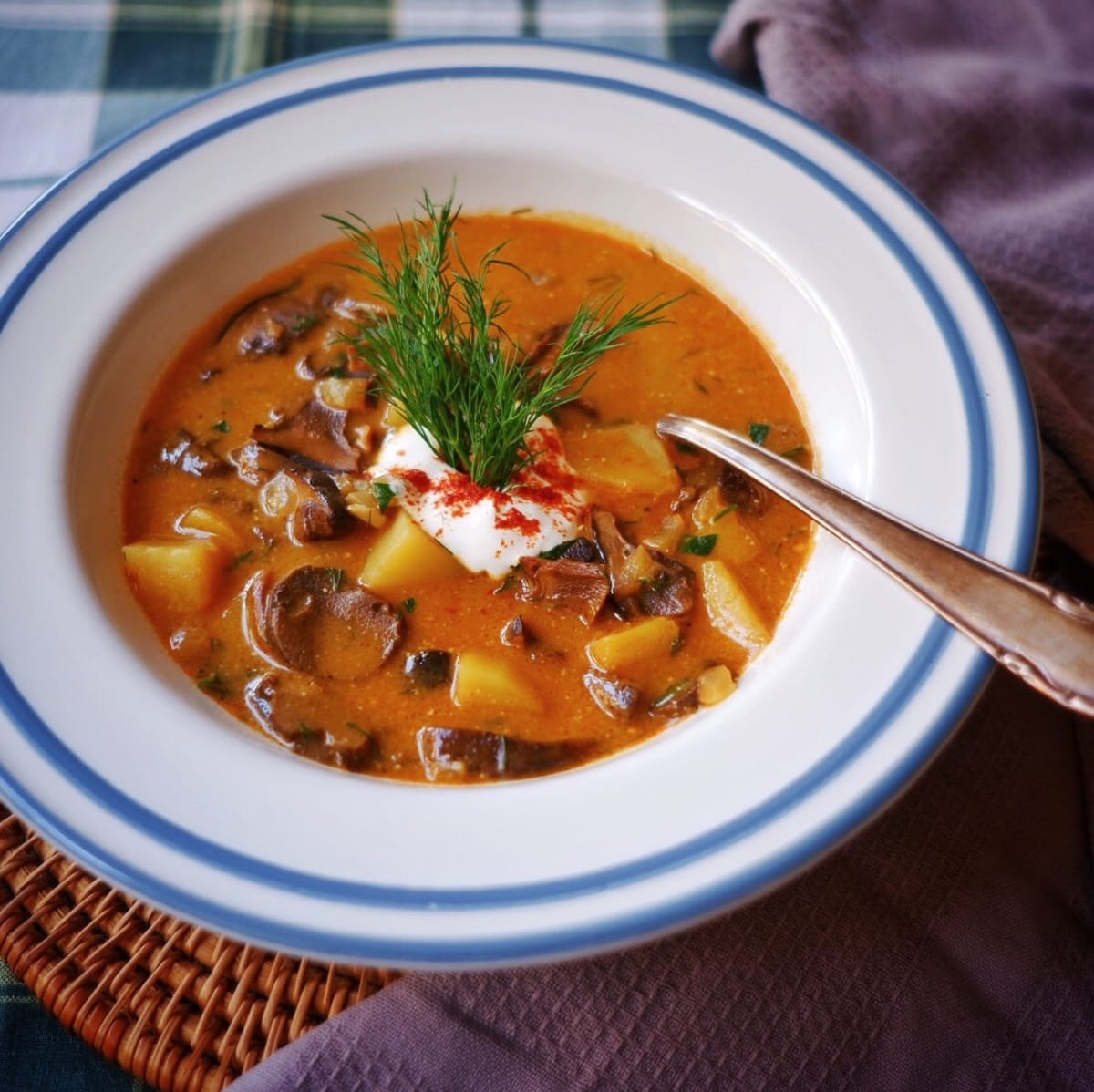 S Klárou v kuchyni: Maďarská houbová polévka
