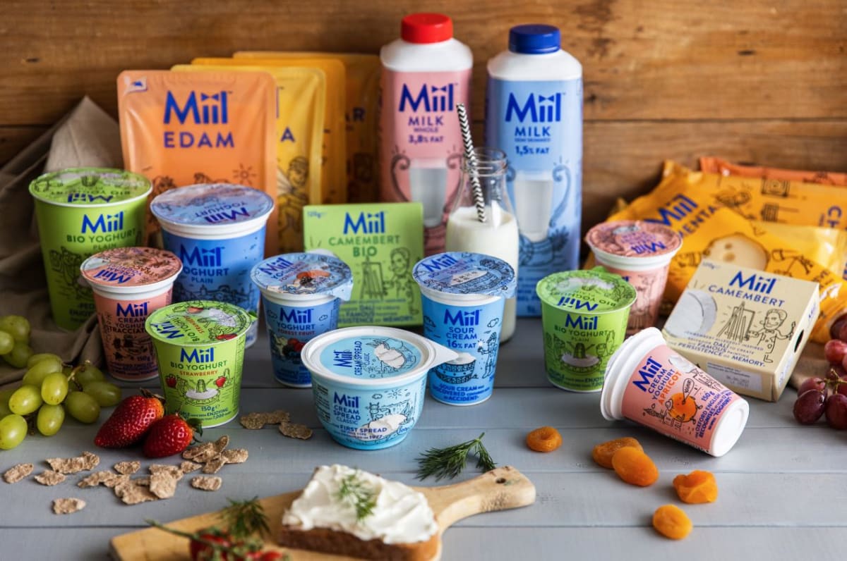 Nová řada mléčných produktů Miil