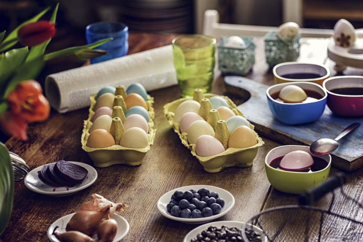 Před samotným barvením je potřeba vejce připravit