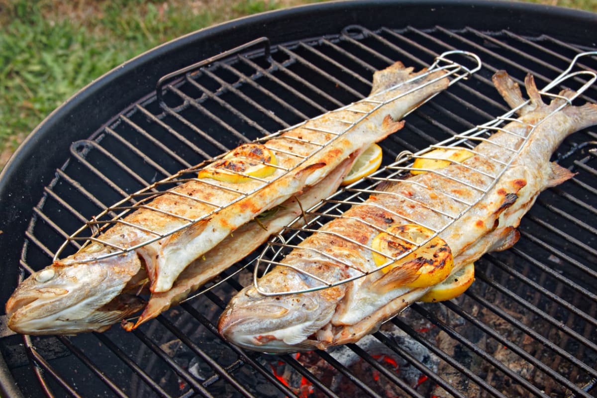 Na grilování ryb můžete použít speciální rošty