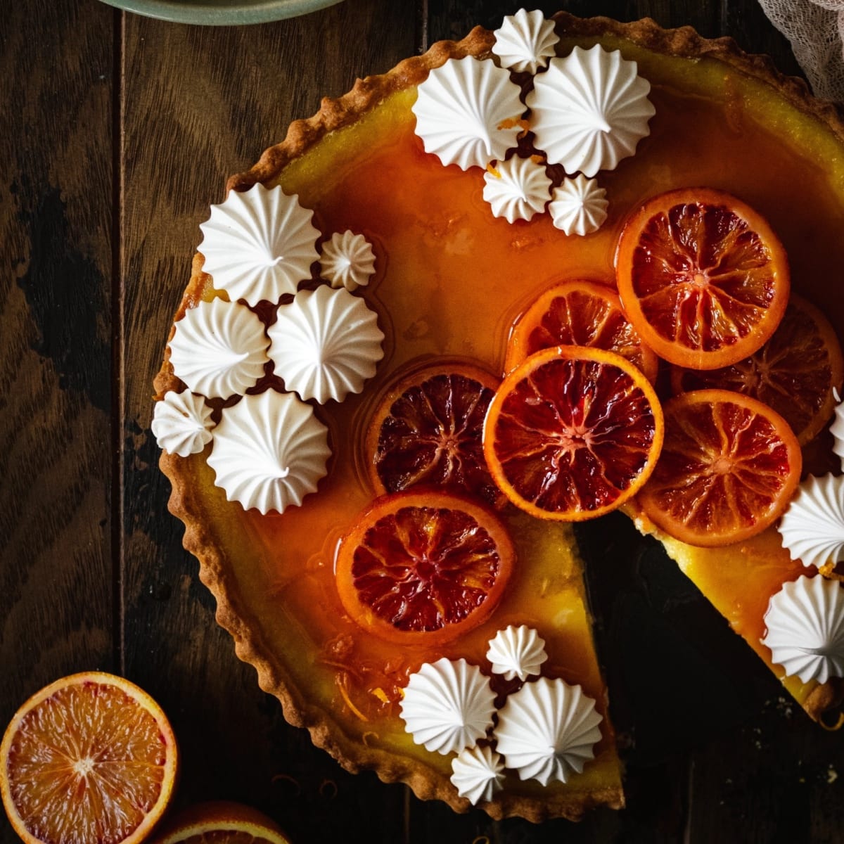 Křehký koláč s pomerančovou náplní podle Máma peče doma 2