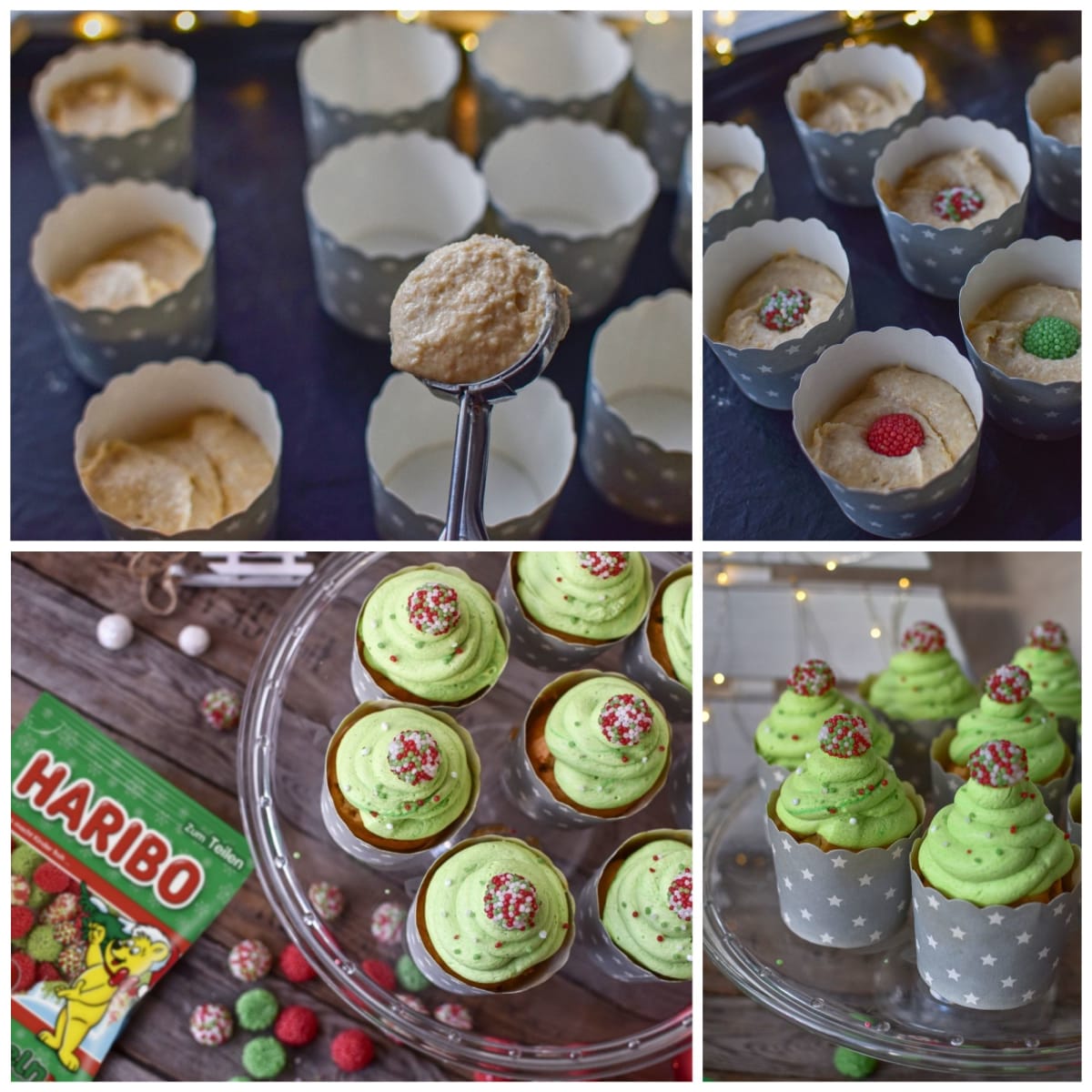 Sladké vánoční stromečky – originální recept na cupcakes 2