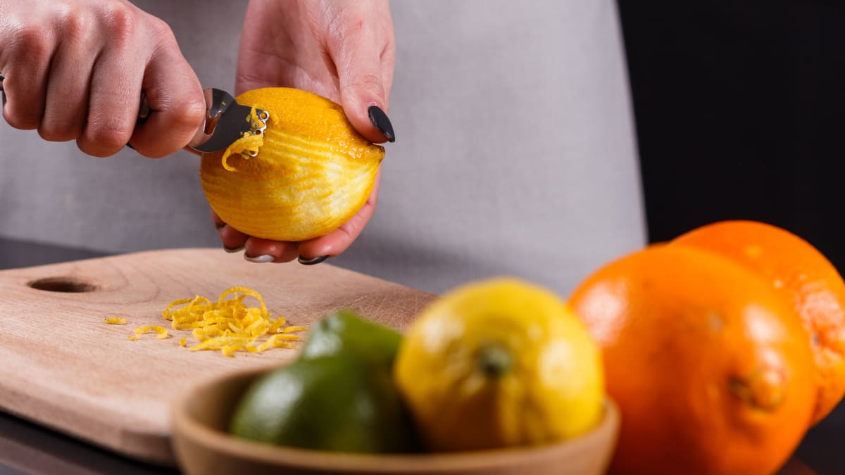 Uchovejte citronovou kůru v mrazáku