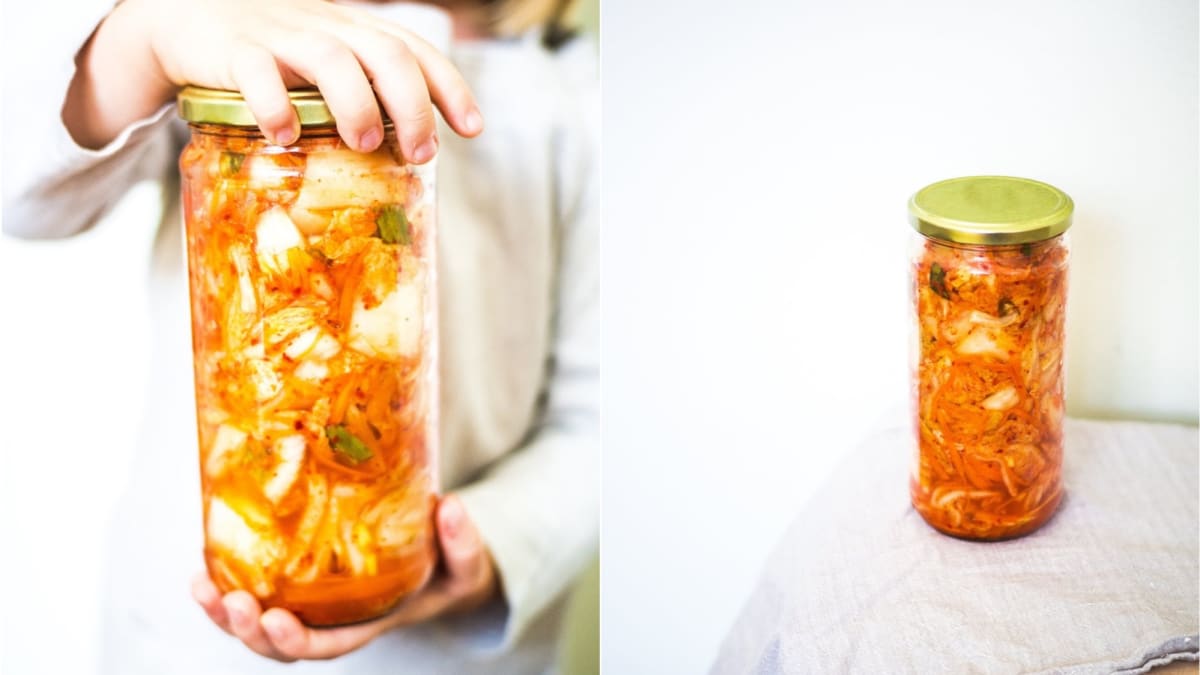 Domácí fermentované kimči